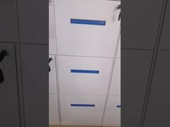 5mm Rand-vertikaler 3 Fach-Aktenschrank-vertikaler Stahlaktenschrank mit hängender Stange