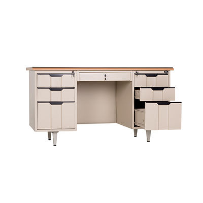 1400mm Wide Office Workstation Desk Electrostatic Steel Executive Desk