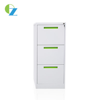 Three Drawers Metal File Cabinet Office Metal Storage Drawer Cabinet
