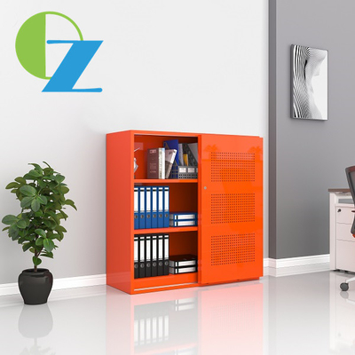 RAL Color Sliding Door Steel Office Furniture Cupboard No Handle