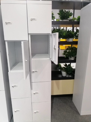 SPCC 5 Door Steel Lockers Metal Office Lockers 0.6MM Thickness