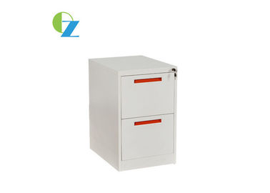 Vertical 2 Drawer Steel Filing Cabinet Metal Office Furniture Key Lock Style