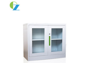Double Door Half Height Cupboard Steel Office Furniture H900*W900*D400mm