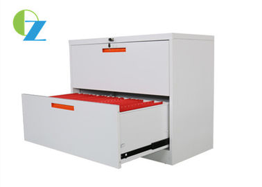 Cabinet Customized 0.8mm Office Lateral File Cabinets Two Drawers