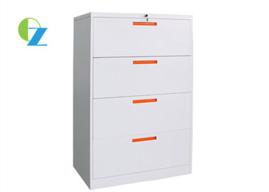 Cold Rolled Steel D452MM Metal Lateral File Cabinets 4 Drawer Office Modern