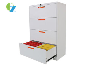 Cold Rolled Steel D452MM Metal Lateral File Cabinets 4 Drawer Office Modern