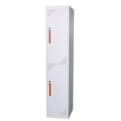 OEM Vertical Steel Wardrobe Lockers 2 Door For Office School Hotel