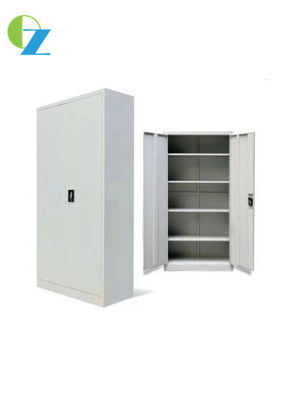 2 Door Steel Office Cupboard Design With 4 Shelves Cabinet Metal Cupboard Style