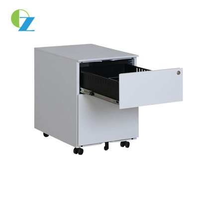 Customized Office Equipment Under Desk Mobile Pedestal 2 Drawer Side Handle