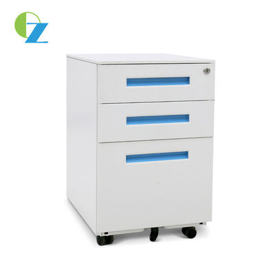 Steel Office Furniture Mobile Pedestal Cabinet 3 Drawer Mobile File Cabinet