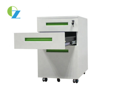 Steel Office Furniture Mobile Pedestal Cabinet 3 Drawer Mobile File Cabinet