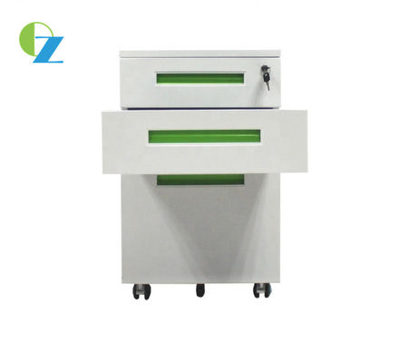 Steel Office Furniture Mobile Pedestal Cabinet 3 Drawer Mobile File Cabinet