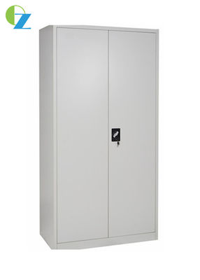 W900mm 2 Door Steel Cabinet Left Files Storage & Right Side Clothes Hanging